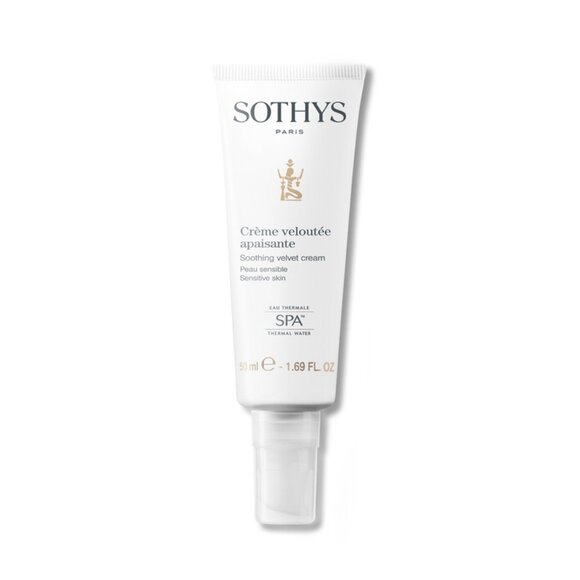 SOTHYS PARIS CREME VELOUTEE APAISANTE SMOOTHING VELVET CREAM  & CLEANSING MILNIB - Picture 1 of 3